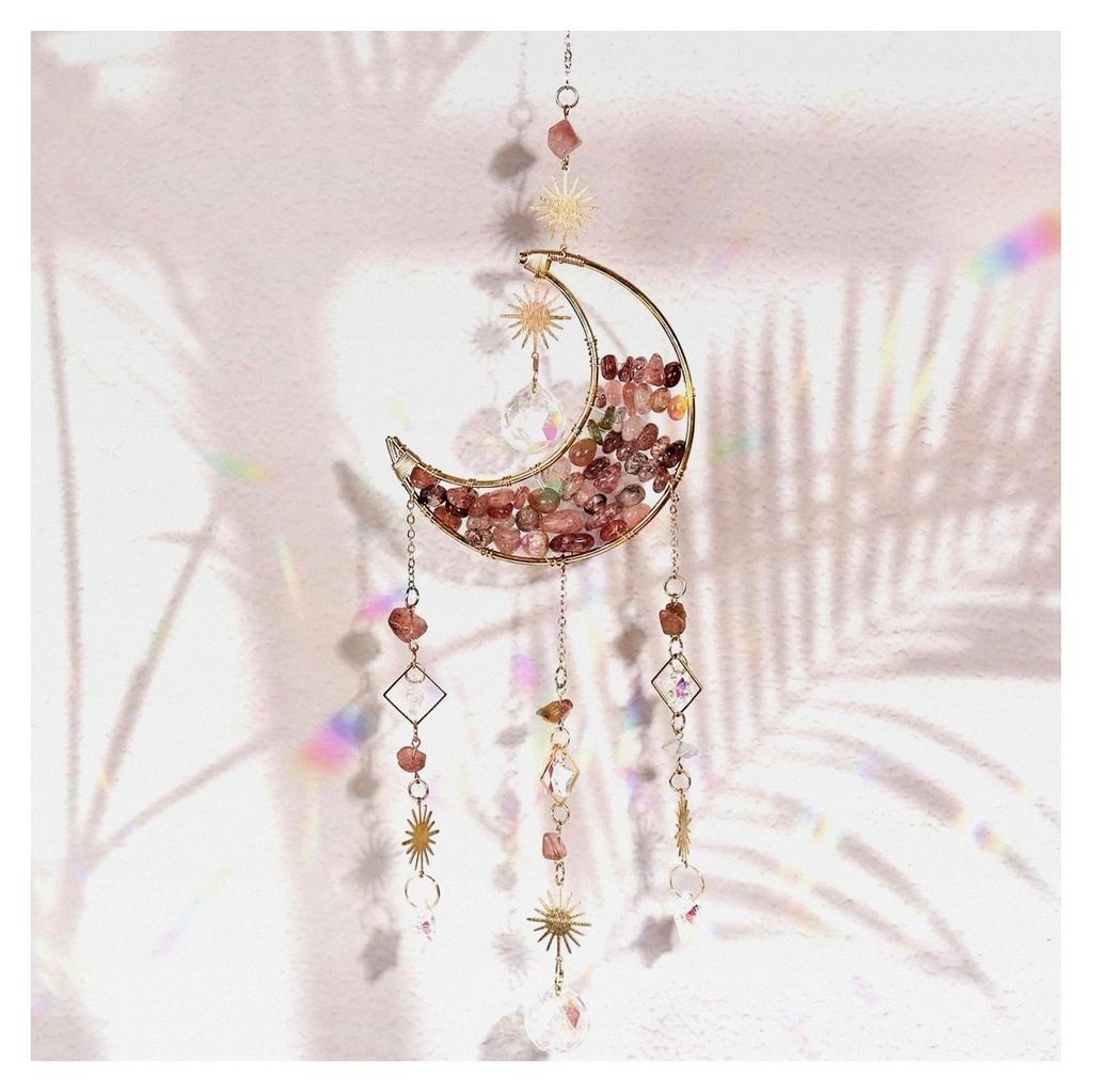 Sonnenfänger aus Kristall, Prisma-Sonnenfänger aus farbigem Kristall, Anhänger, Ornament mit Sensor, Hersteller Regenbogen