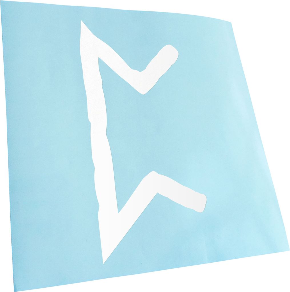 Kiwistar - Autoaufkleber - Futhark PERTHU Rune - Neon Matt - Aufkleber für Auto Kfz Fahrrad, LKW, Truck Mofa