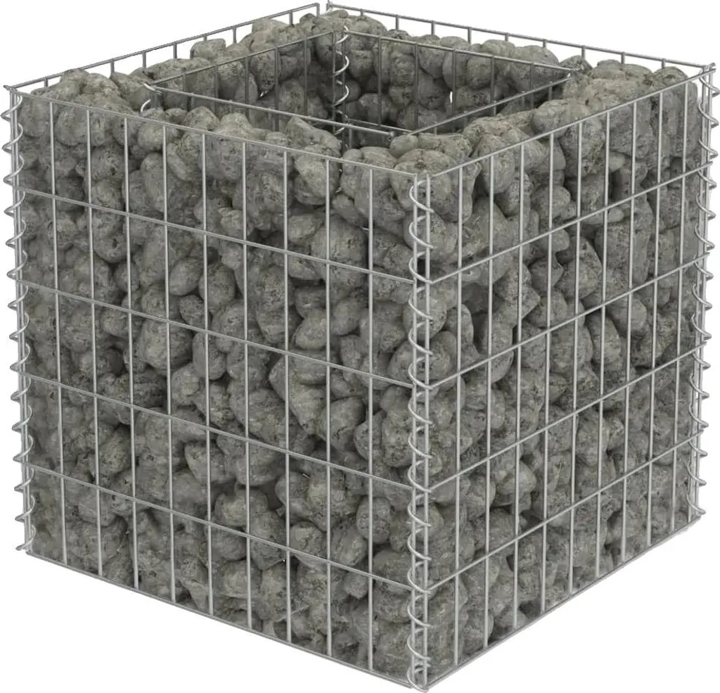 Base pour gabion anti-déformation 50 cm acier robuste charge 1400 kg/m³