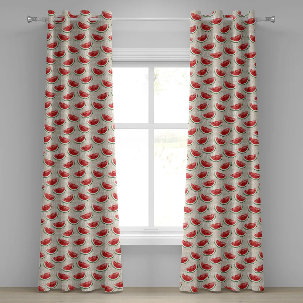 Tende Satinate ABAKUHAUS 280x225 cm | Decorazione Casa Frutta