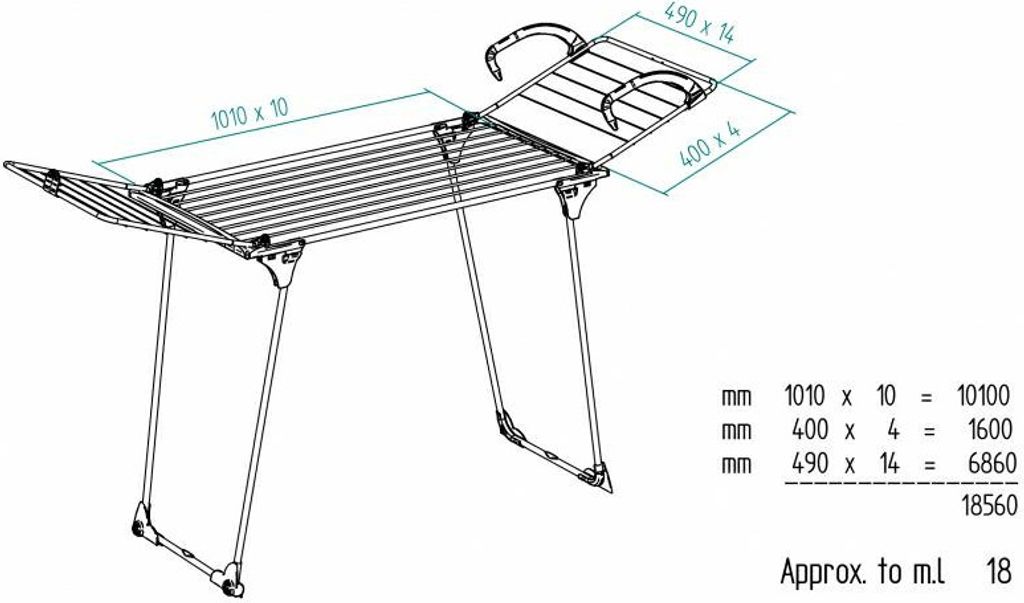 Vileda Suszarka Na Bieliznę Premium 2W1 157332... Zdjęcie produktu 14