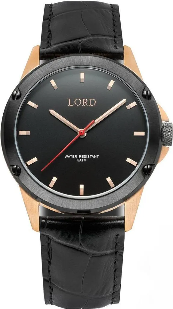 Montre luxe abordable Bolt Black Rose : style premium sans compromis