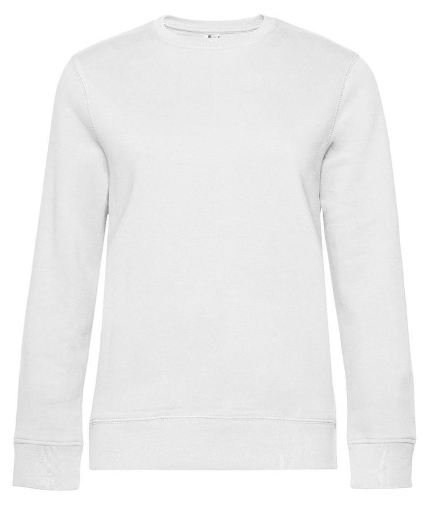 B&C - "Königin" Rundhalsausschnitt Sweatshirt, Frauen FK159 (M) (Weiß)