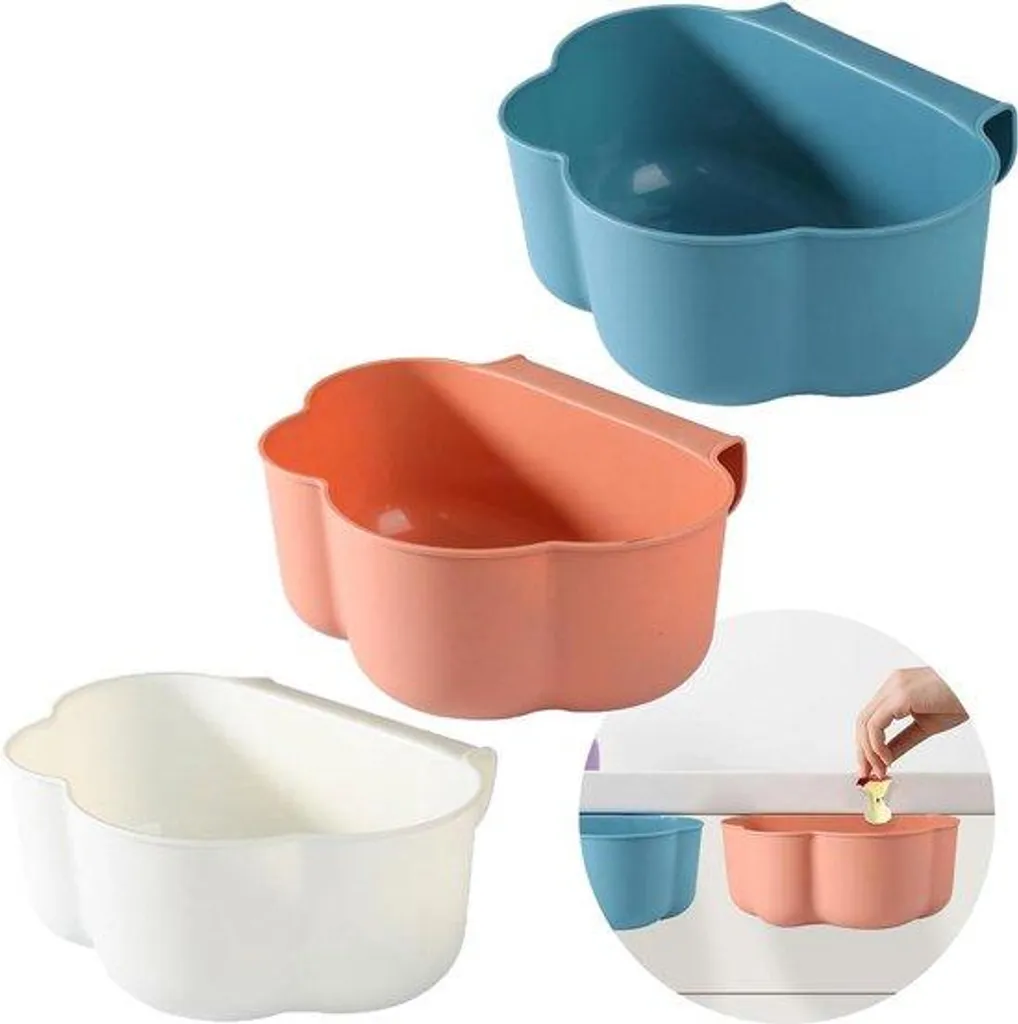 Poubelles à ouverture frontale pour porte de placard de cuisine