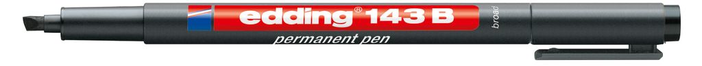 edding 143 B Permanentné fóliové pero čiernej farby Obrázok produktu 