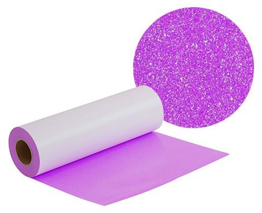 Plottermarie Plotterfolie Mega Glitter für kreative Veredelungen – Plotterfolie für Textildruck, T-Shirts, Baumwolle, Polyester, DIY & Speziale...