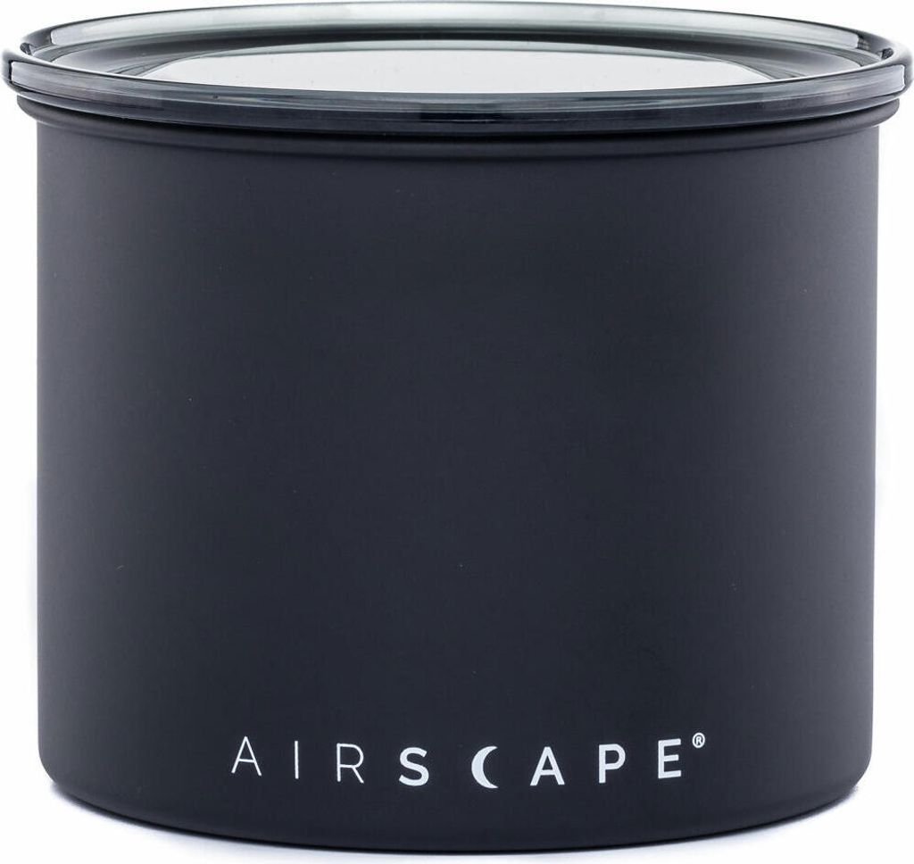 Airscape® Edelstahl-Aromabehälter klein, schwarz matt Produktbild 