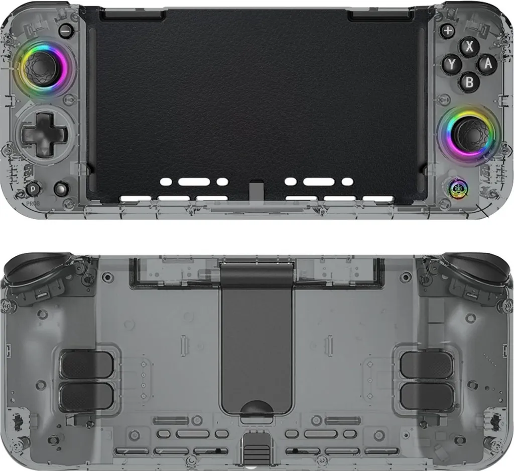 Manette pour Nintendo Switch Idéale pour Jeux de Mouvement et RGB Noir