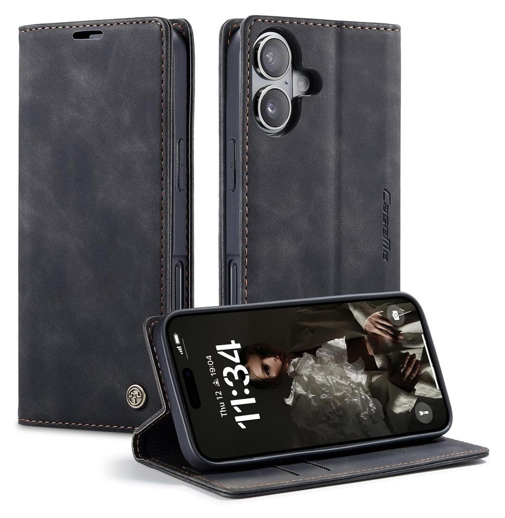 Caseme Handyhülle für Iphone iPhone 16-Schwarz