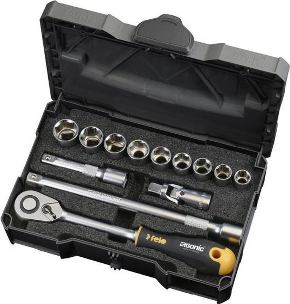 Felo ERGONIC sada račňových kľúčov 1/2" 13-dielna súprava Obrázok produktu 