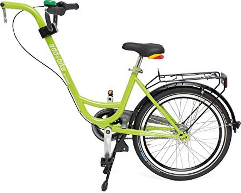 Trailer add + bike by Roland grün, 3-Gang Nabenschaltung mit Freilauf