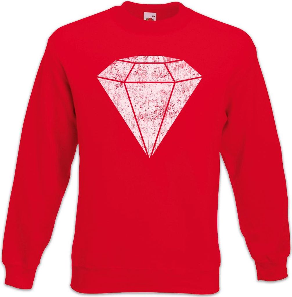 Urban Backwoods Diamond II, Sweatshirt, Farbe: Rot, Größe: XL