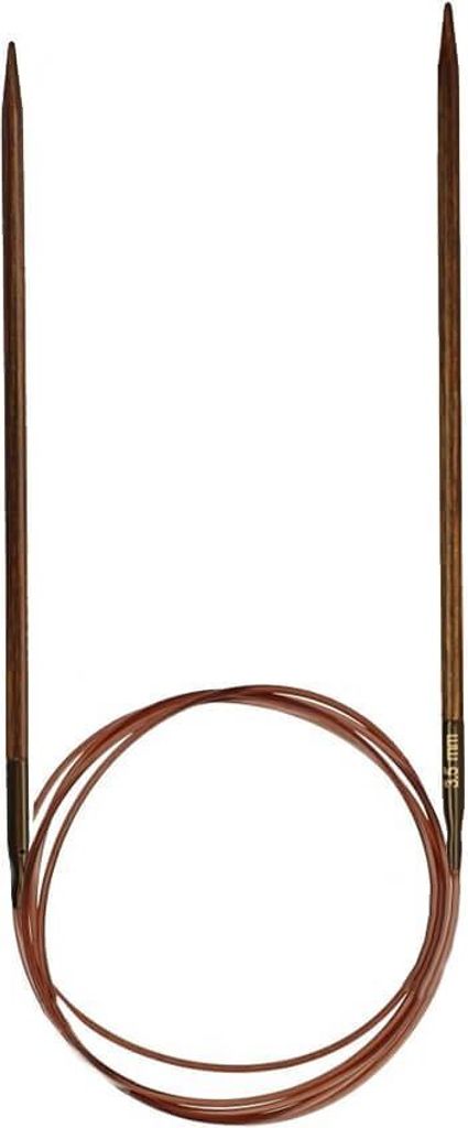 KnitPro ginger Rundstricknadeln aus laminierten Holz 5.00 mm mit 120cm Kabel