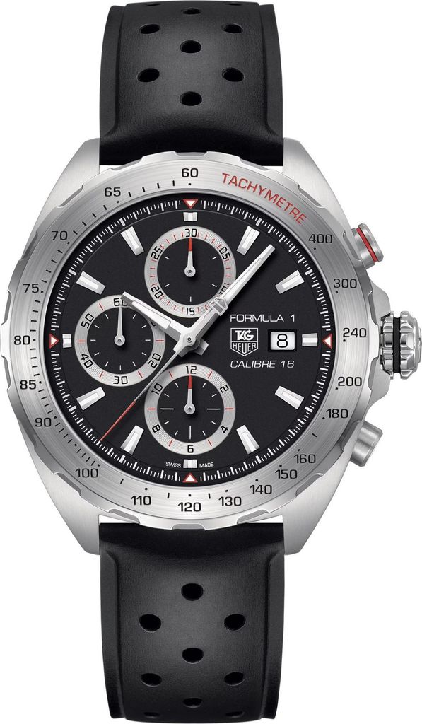 Tag Heuer Formula 1 Herrenuhr Chronograph silber schwarz CAZ2010.FT8024