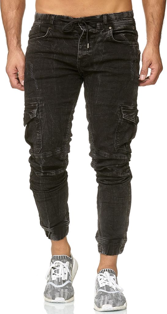 Red Bridge Herren Jogger Denim Jeanshose Cargo Hose Narrow Produktbild 9
