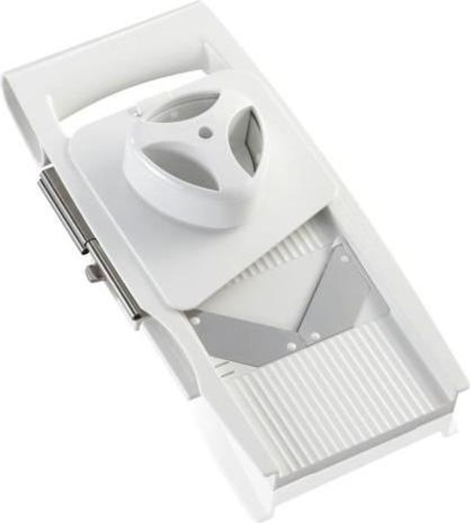 LEIFHEIT 23170 ComfortLine 4+1 Universalreibe - Multifunktionale Gemüsereibe - Edelstahl-Mandoline - 5 Gitter