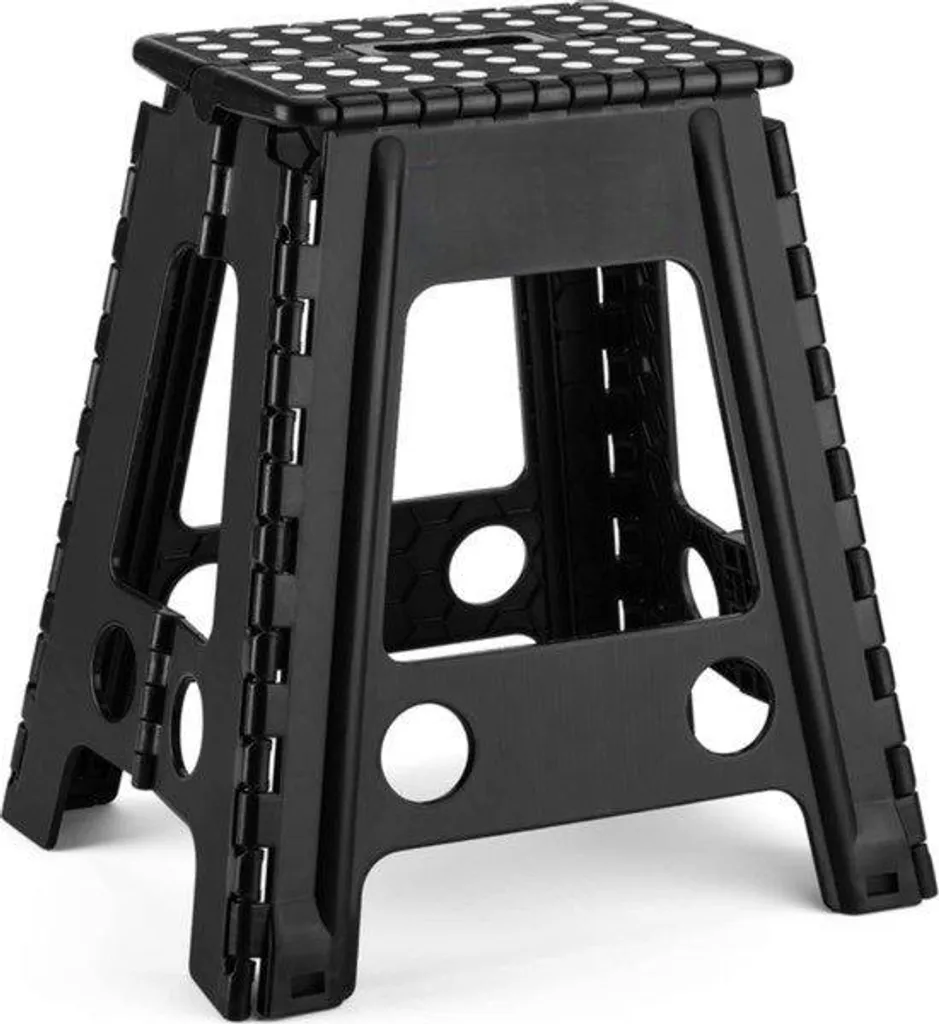 Tabouret de salle de bain pliable gain de place - Stable jusqu'à 136 kg