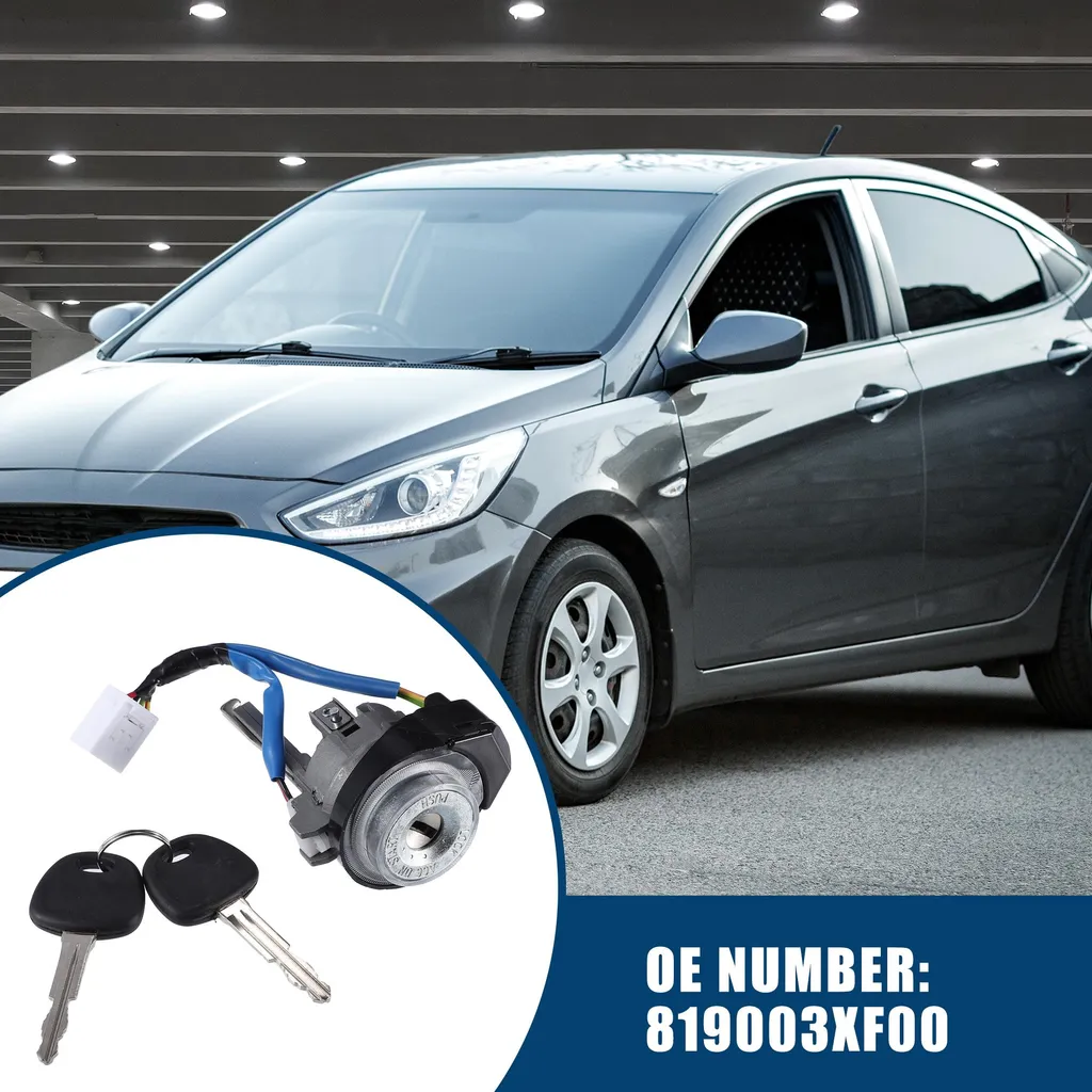 Interrupteur Allumage et Serrure No.819003XF00 - Kit 2 Clés Hyundai