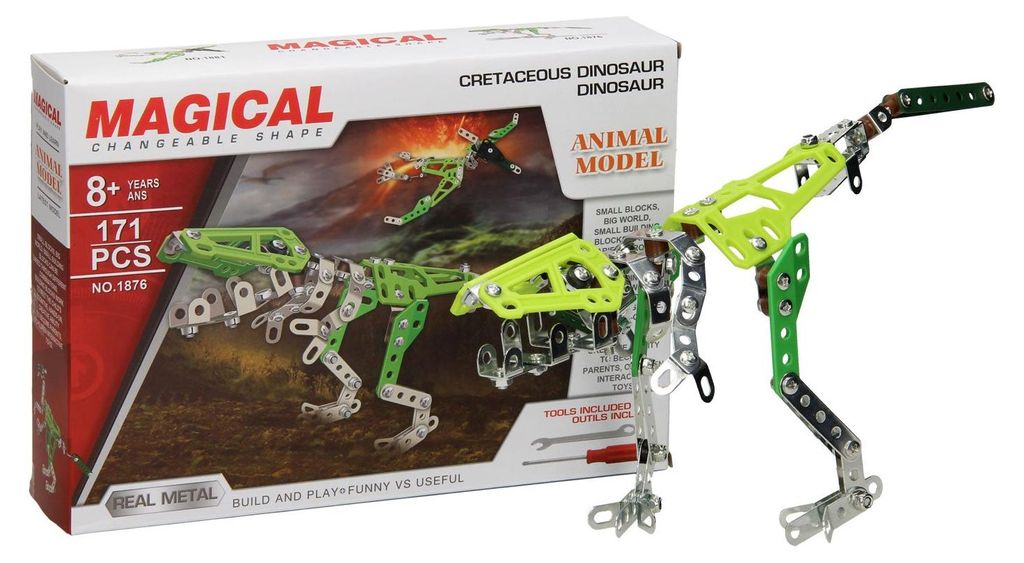 Baukasten Metall-Dino, 171-tlg. Produktbild 
