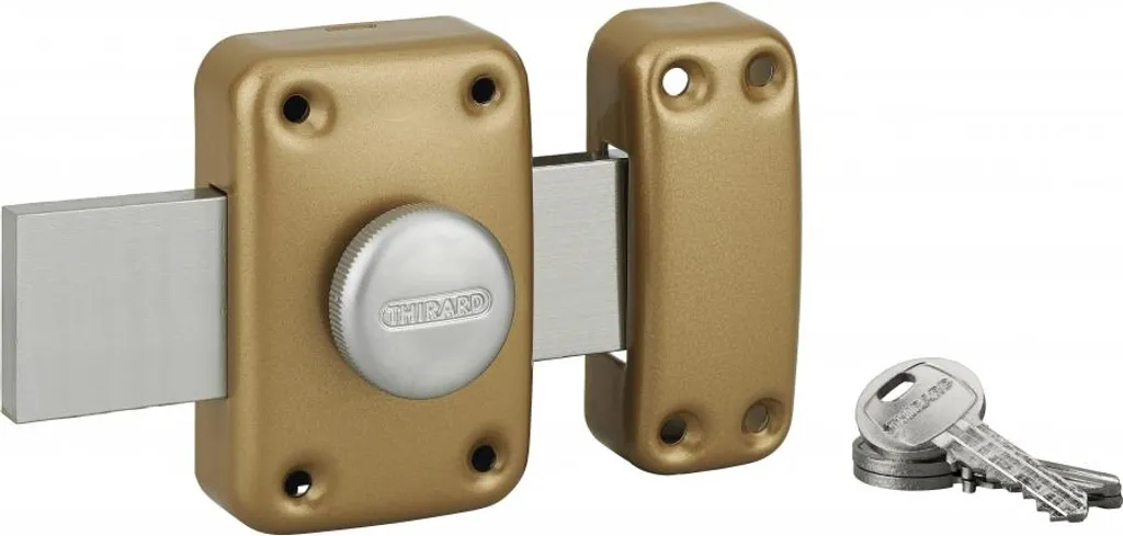 Sécuriser une porte d'entrée avec le verrou Thirard 30mm - Pêne 160mm
