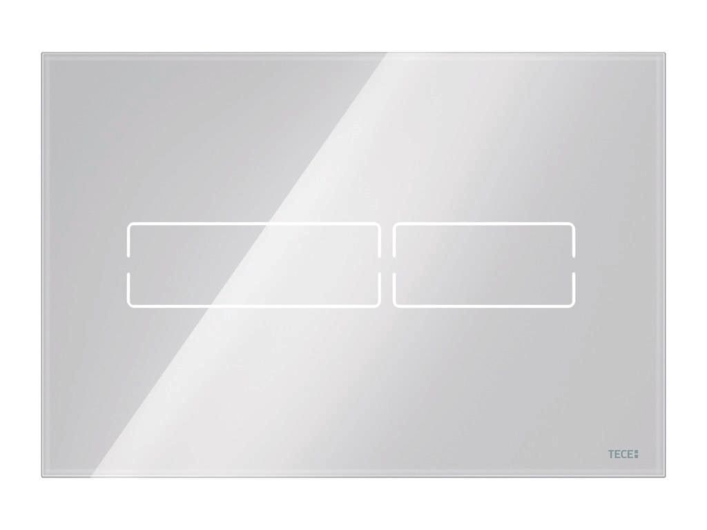 TECElux Mini WC-Betätigungsplatte mit Touch-Elektronik Glas Produktbild 