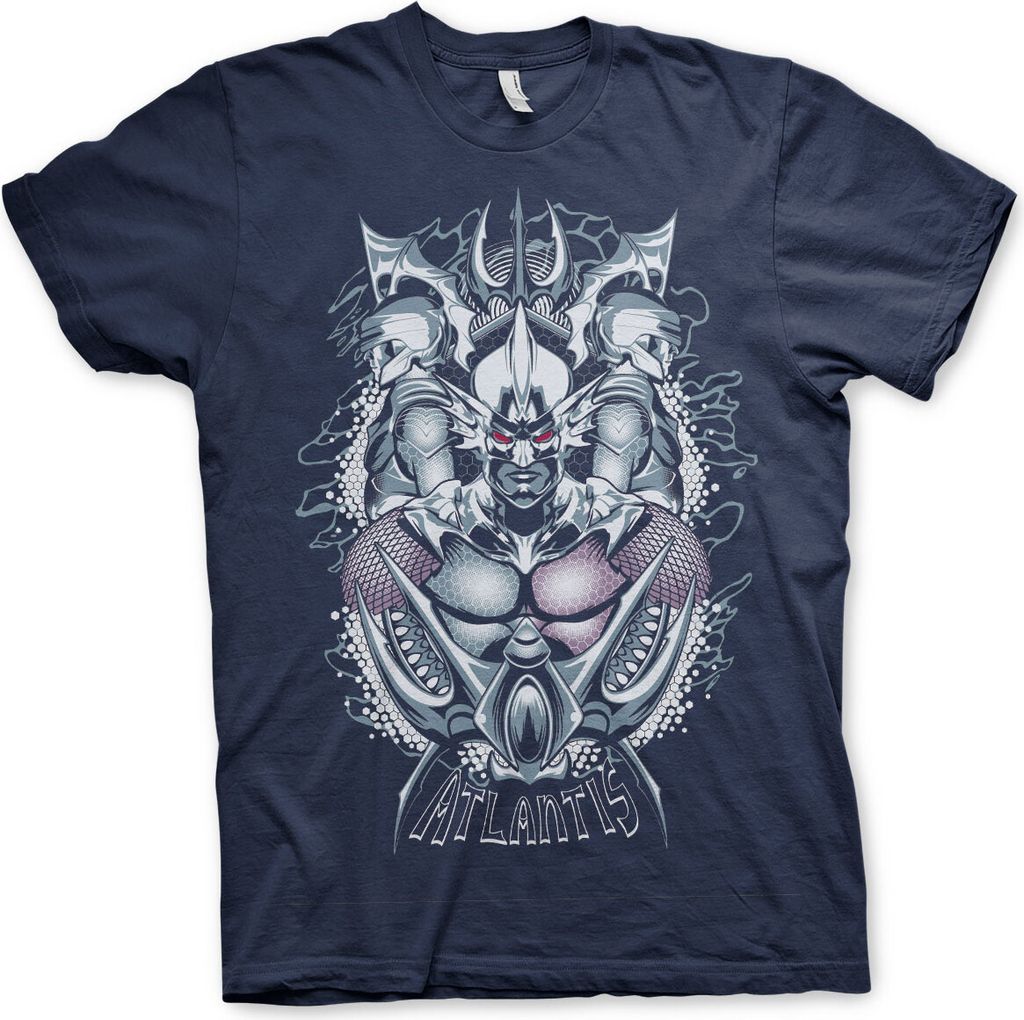 Aquaman - Atlantis T-Shirt - Large - Navy