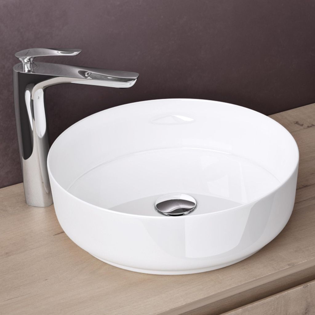 doporro Lavabo Vasque à Poser Blanc 31x31x11 cm Lave Mains Image du produit 