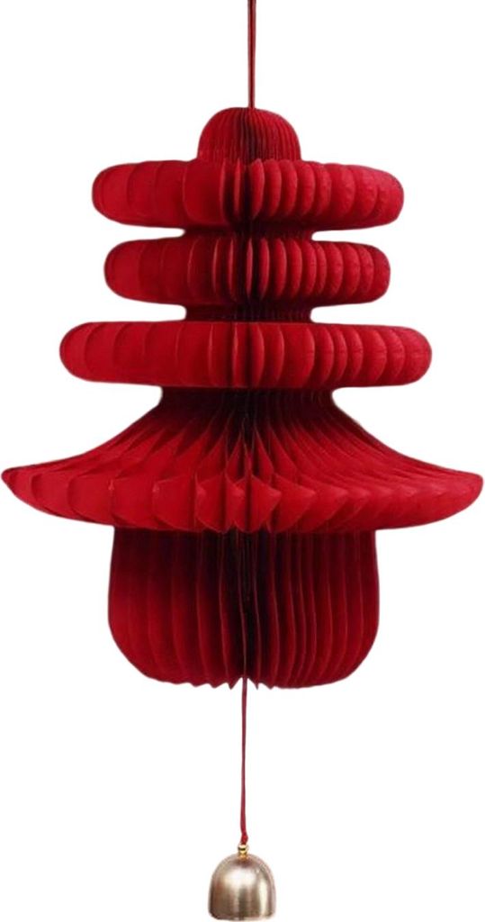 Weihnachtsbaum-Hängeornament-Set, einfache Montage, festliche Hängedekoration, 3D-Wabenpapierdekoration