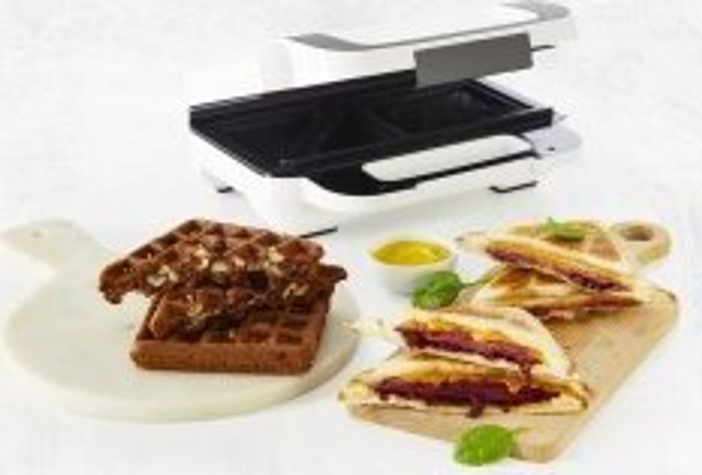 Tefal Snack XL Sandwich/Waffle maker - Silver/white Produktbild 17