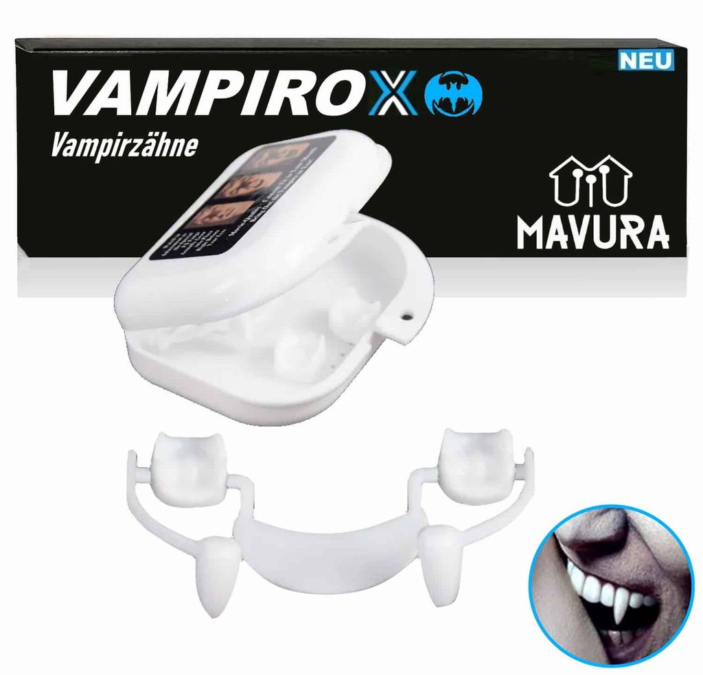VAMPIROX Dents de vampire rétractables Dents de Halloween Image du produit 