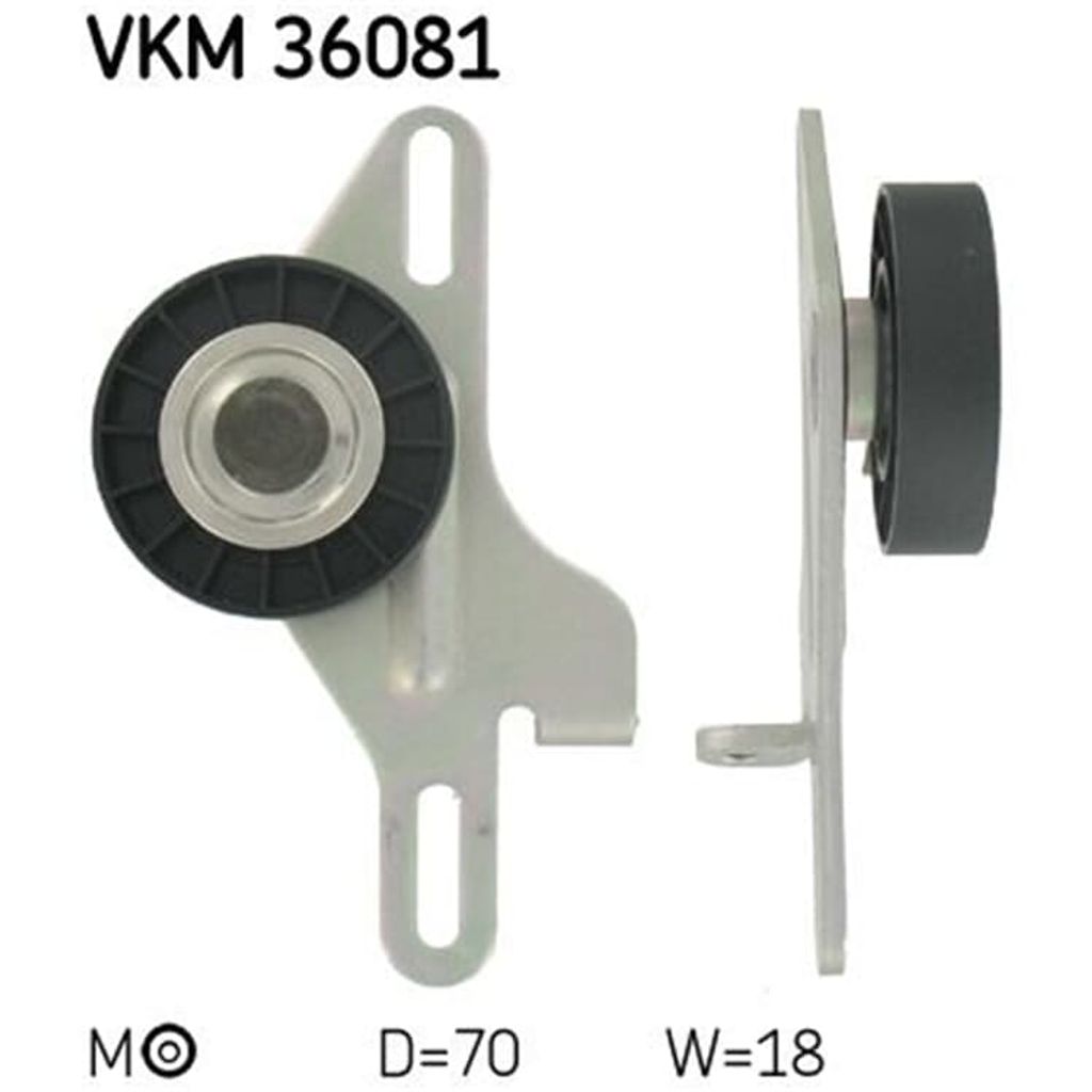 SKF Spannrolle für Keilrippenriemen für Renault Clio Kangoo