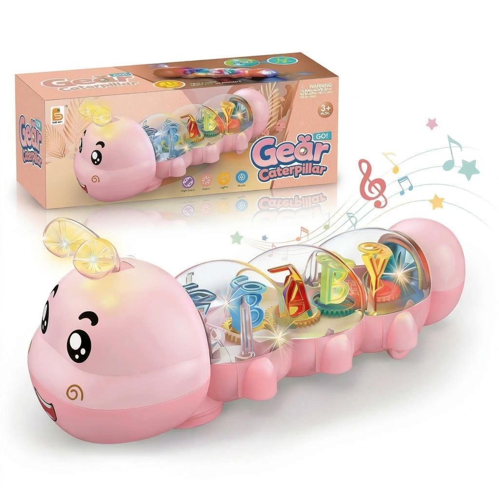 Chenille musicale interactive, jouet pour enfants Chenille Image du produit 