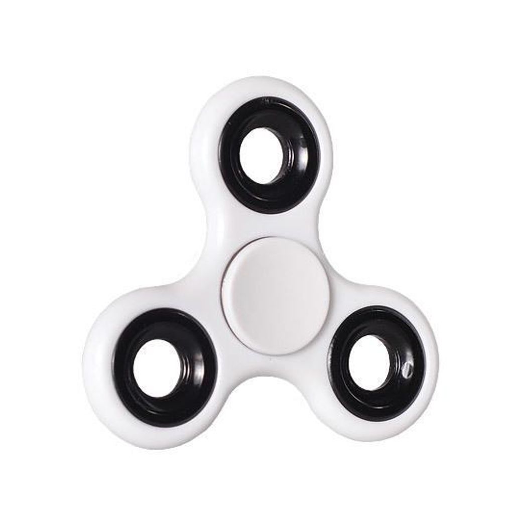 Weißer Fidget Spinner - Stressabbau und Spaß für alle KP18271