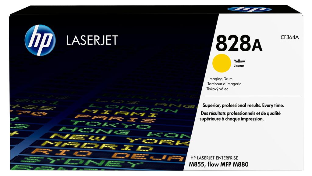 HP Žltý zobrazovací valec 828A LaserJet, 30000 strany, Obrázok produktu 