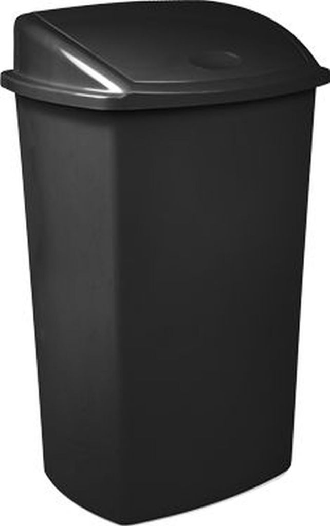 Abfallbehälter mit Kippdeckel 73L 91949 schwarz