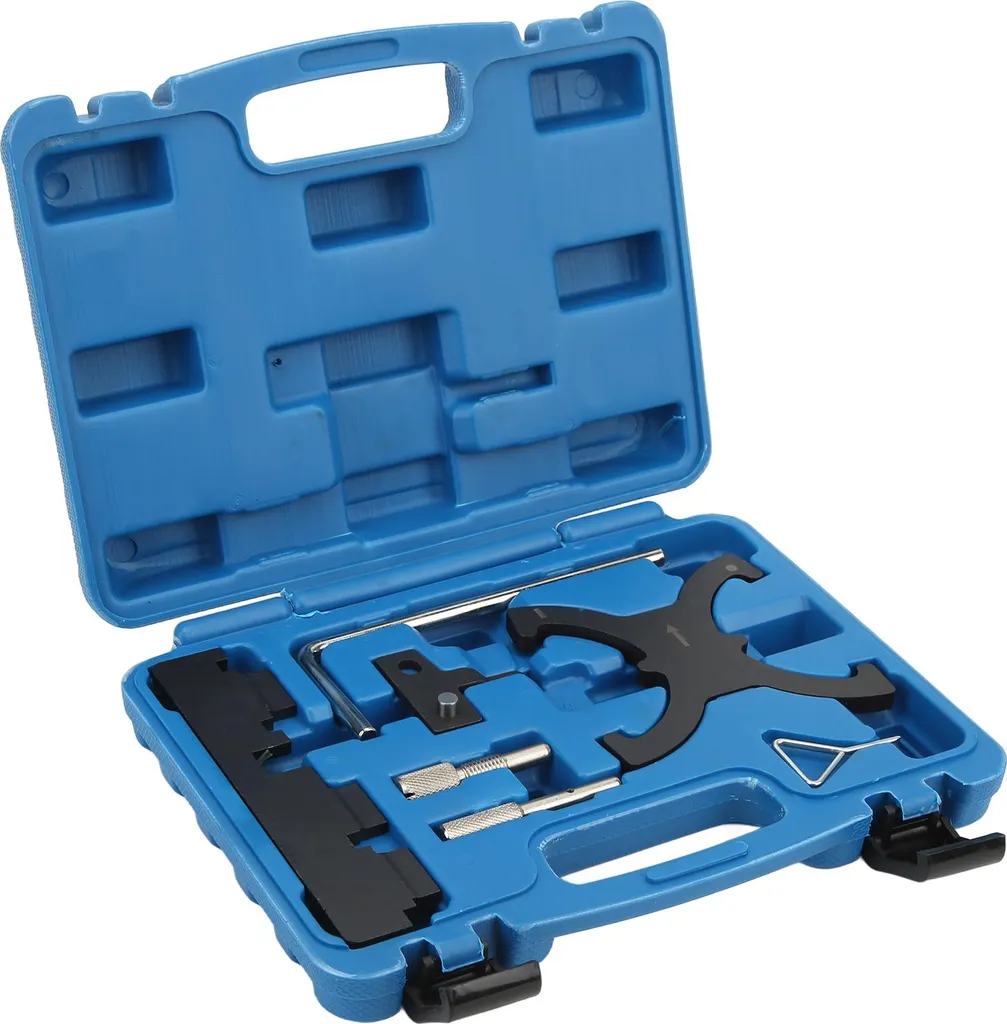 Strumento di allineamento e bloccaggio della fasatura dell'albero a camme del motore in 7 pezzi, ricambio per Ford Focus Fusion EcoSport Escape Fiesta 1.5L 1.6L