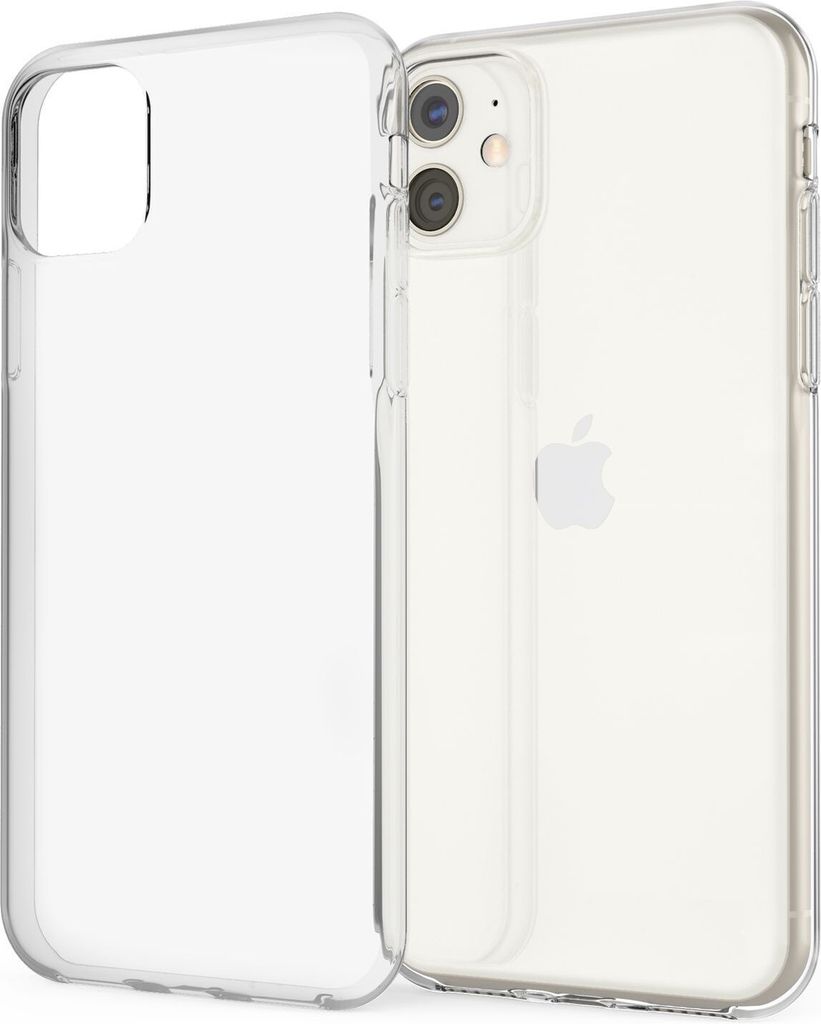 NALIA Hülle "GLAZE" für Apple iPhone 11 - Klare TPU Schutzhülle, Anti-Gelb, Schlank & Leicht - Transparente Handyhülle
