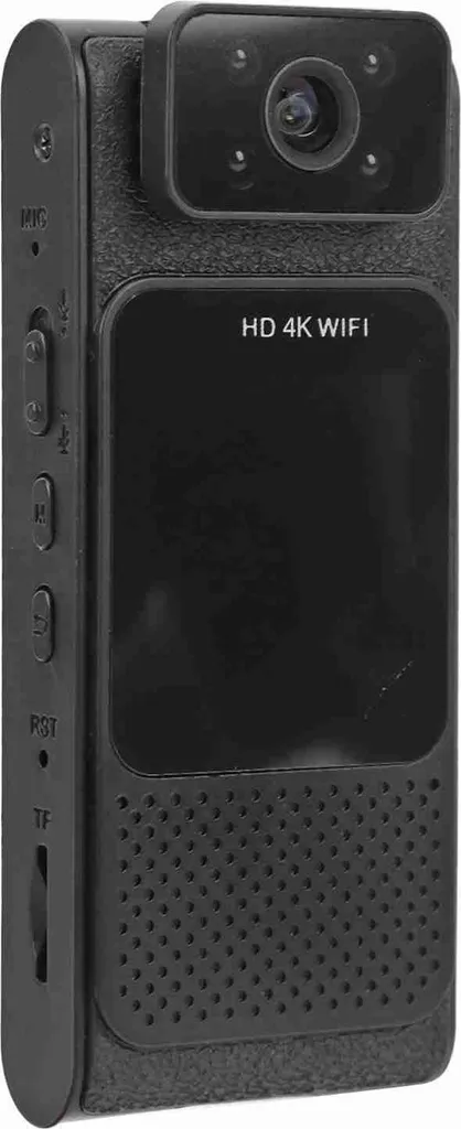 Bodycam 4K WiFi : Caméra de Corps Magnétique avec Vision Nocturne Infrarouge