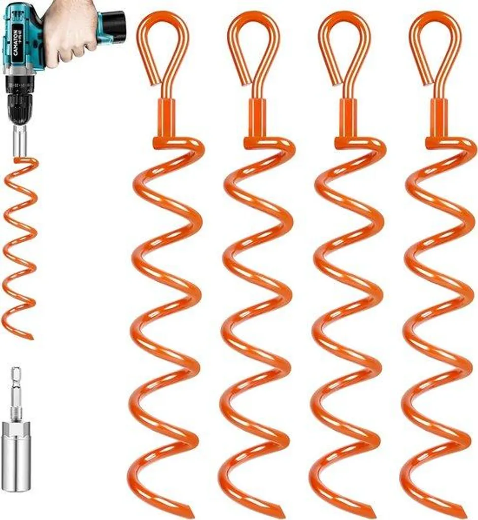 Support pour tente et trampoline avec adaptateur universel robuste