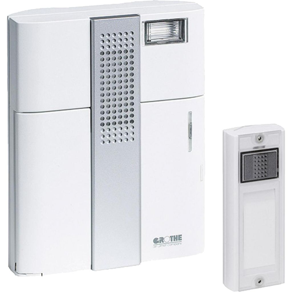 Grothe MISTRAL 300M Wireless door bell kit Silber - Weiß Obrázek produktu 