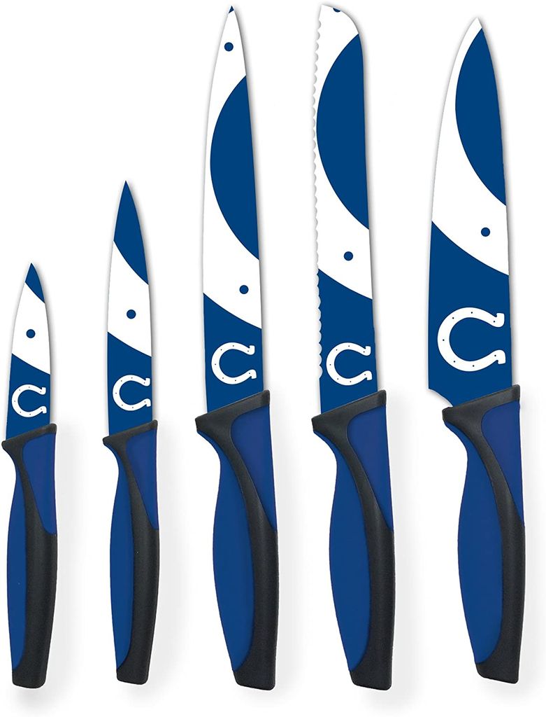 NFL Indianapolis Colts Küchenmesser 5-teilig Set Football Messer Set Barbecue