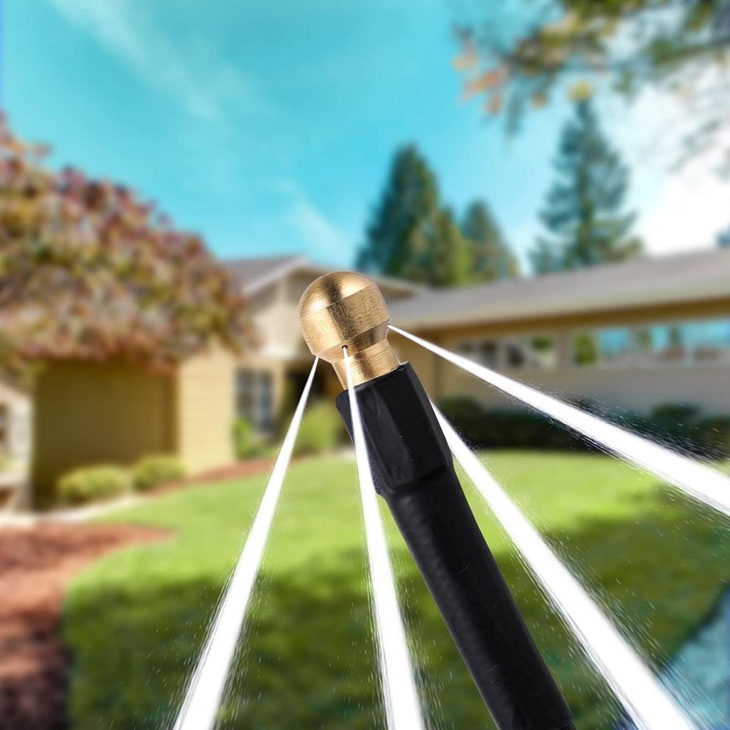 10M Abflussrohr Reinigungs-Schlauch - Flexibler Verstopfungs- und Abfluss-Kit für Hochdruckreiniger