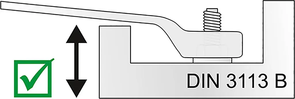 Chiave combinata, DIN 3113 B, 1.3/8" A - 3