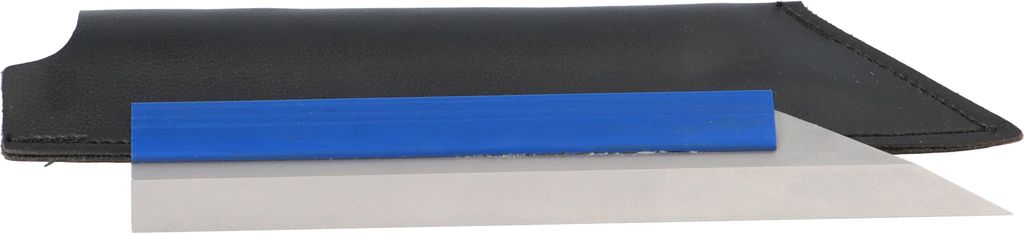 Haarlineal Rostfreier Stahl mattiert 150mm im Kunstlederetui