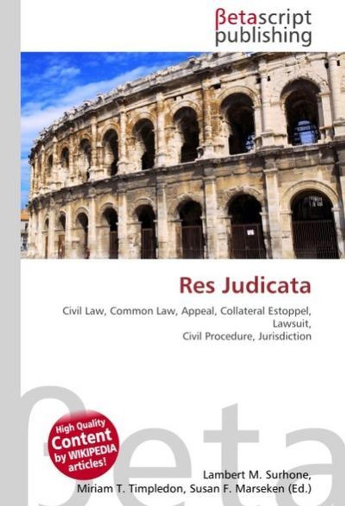 Res Judicata