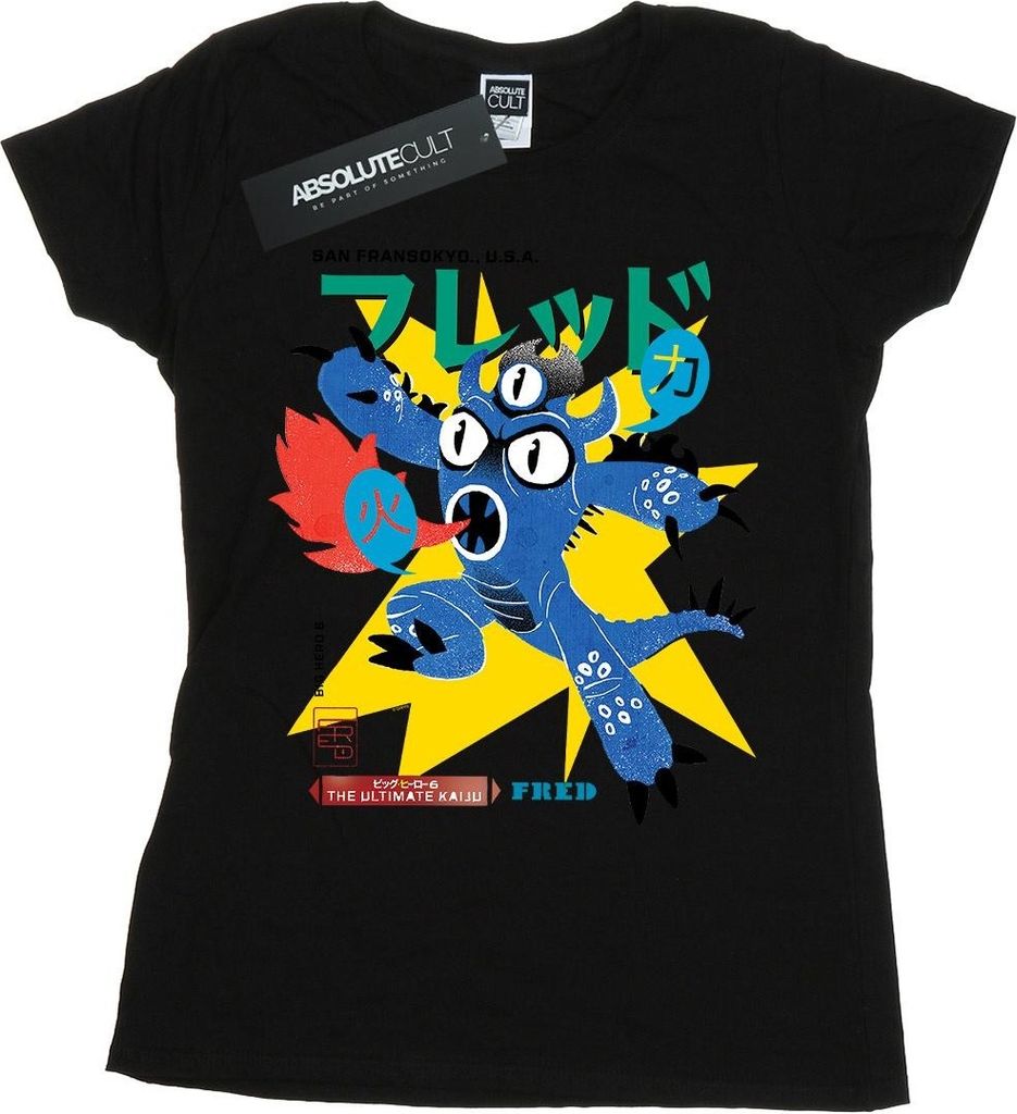 Disney - "Big Hero 6 Ultimate Kaiju" T-Shirt für Damen BI15095 (XL) (Schwarz)