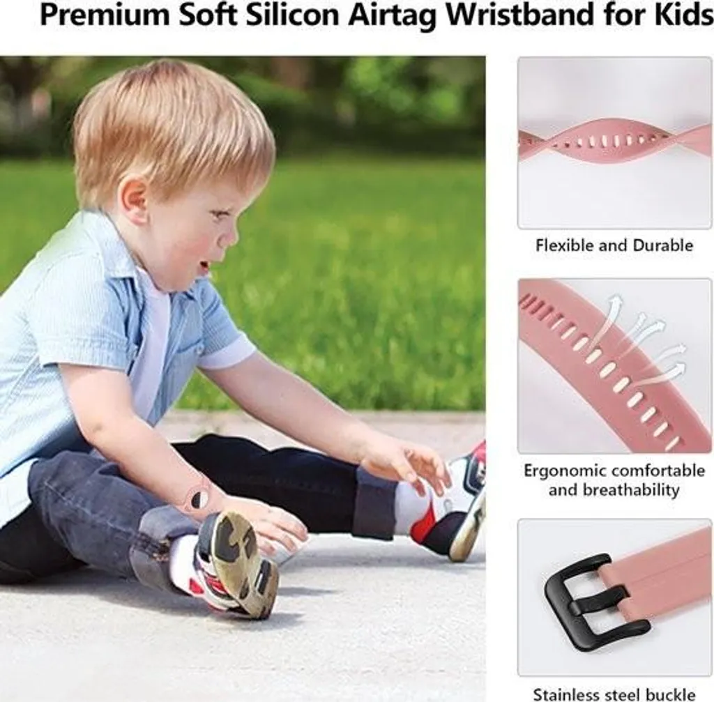 Bracciale Porta Airtag Bambini - Supporto GPS Semplice ed Efficace - 5