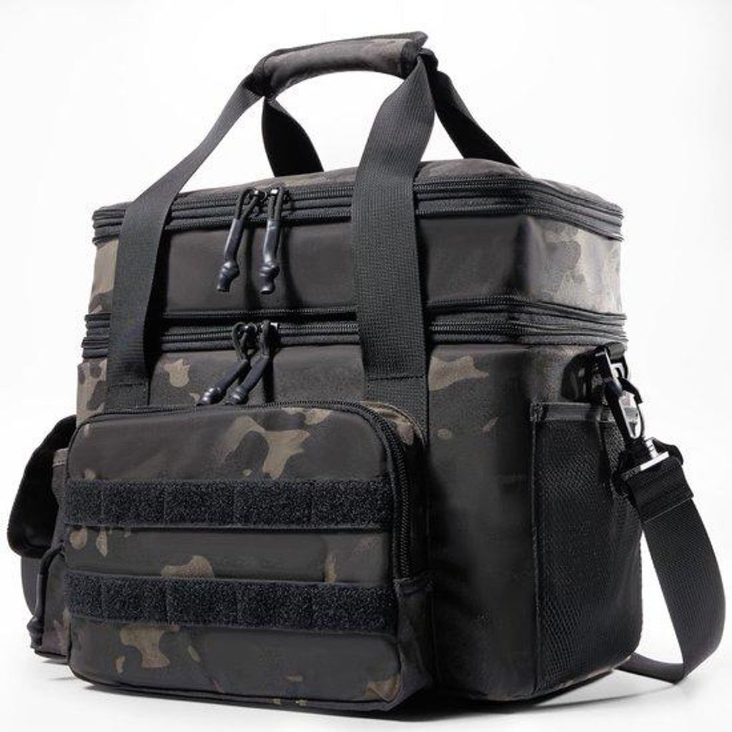 Isolierte Lunchbox 18-26L, wasserdichte Koeltas mit Trageschlaufe für Arbeit, Reisen, Camping
