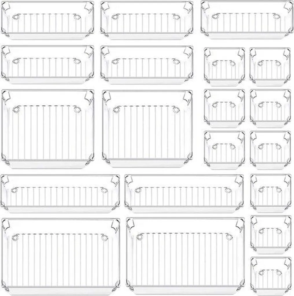Organiseur de tiroir anti-désordre 20 compartiments pour maquillage