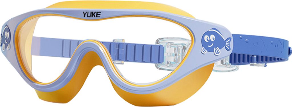Kinder-Schwimmbrille mit Antibeschlag-Schutz, klare Sicht, Schwimmbrille, Unterwasserbrille für Pool- und Strandtauchen